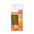 OSRAM Standard LED-Lampe gelbes dekoratives Glas - 2,5 W Äquivalent 15 E27 - Warmweiß