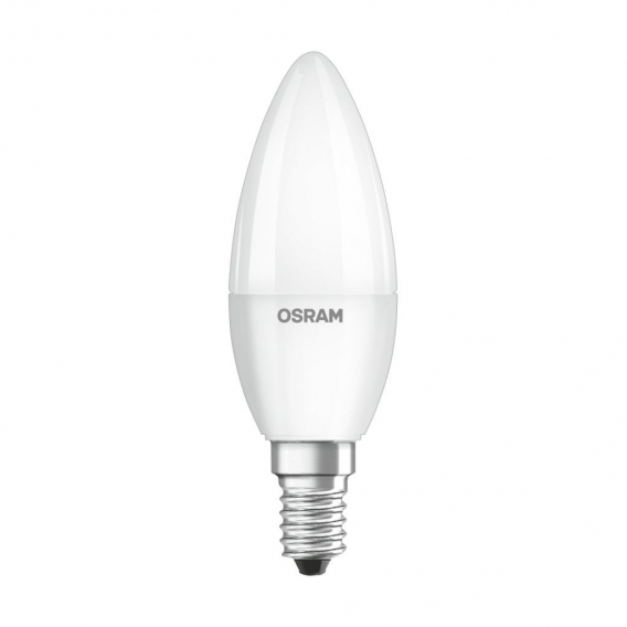 OSRAM LED STAR CLASSIC B 25 BOX K Warmweiß SMD Matt E14 Kerze