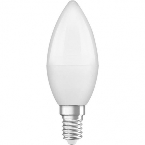 OSRAM LED gefrostete Flammenlampe mit Heizkörper - 5,4 W äquivalent 40 W E14 - Warmweiß