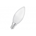 OSRAM LED gefrostete Flammenlampe mit Heizkörper - 5,4 W äquivalent 40 W E14 - Warmweiß