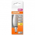 OSRAM LED Flame Milchglaslampe - 4W Äquivalent 40W E14 - Warmweiß