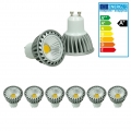 ECD Germany 6er Pack GU10 LED Spot 4W - AC 220-240V - 243 Lumen - 60° Abstrahlwinkel - Neutralweiß 4000K - ersetzt 20W Halogen -