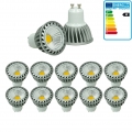 ECD Germany 10er Pack GU10 LED Spot 4W - AC 220-240V - 243 Lumen - 60° Abstrahlwinkel - Neutralweiß 4000K - ersetzt 20W Halogen 