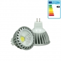 ECD Germany 1er Pack COB MR16 LED Spot 4W - 240 Lumen - 60° Abstrahlwinkel - Kaltweiß 6000K - ersetzt 20W Halogen - nicht dimmba