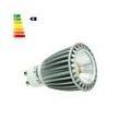 ECD Germany 1er Pack GU10 LED Spot 9W - AC 220-240V - 552 Lumen - 60° Abstrahlwinkel - Kaltweiß 6000K - ersetzt 60W Halogen - ni