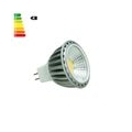 ECD Germany 1er Pack MR16 LED Spot 6W - DC 12V - 378 Lumen - 60° Abstrahlwinkel - Neutralweiß 4000K - ersetzt 40W Halogen - nich