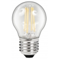 LED Filament Tropfenlampe McShine "Filed", E27, 4W, 470lm, warmweiß, klar