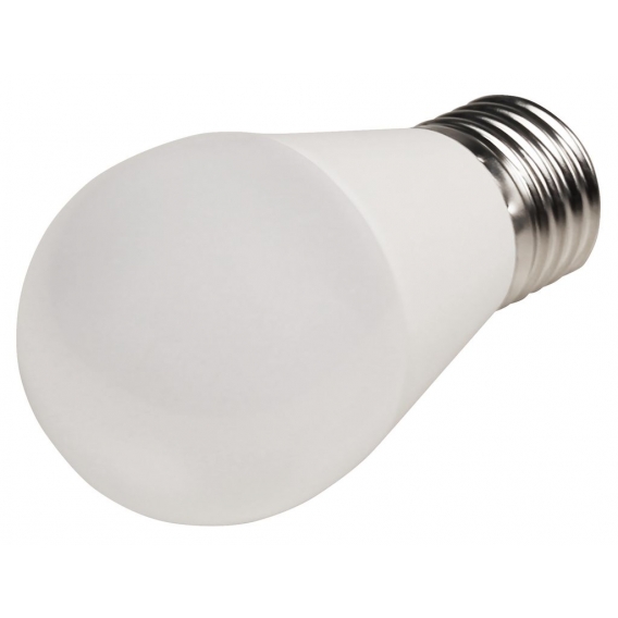 LED Tropfenlampe McShine, E27, 8W, 600lm, 160°, 3000K, warmweiß, Ø45x88mm