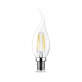 1x LED Leuchtmittel | E14 Filament | Flamme | C35T | 4W | 400 Lumen | Birne | Lampe | Leuchte | warmweiß 3000 K