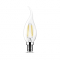 5x LED Leuchtmittel | E14 Filament | Flamme | C35T | 4W | 400 Lumen | Birne | Lampe | Leuchte | warmweiß 3000 K
