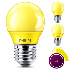 More about Philips LED Lampe, E27 Tropfenform P45, gelb, nicht dimmbar, 4er Pack [Energieklasse A]