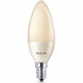 Philips LED Leuchtmittel Kerze 4W ＝ 15W E14 matt 150lm Flame extra warmweiß 1850K DIMMBAR