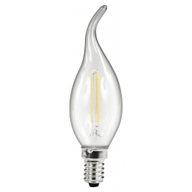 More about LED Filament Kerzenlampe Windstoß McShine, E14, 4W, 470 lm, warmweiß, klar