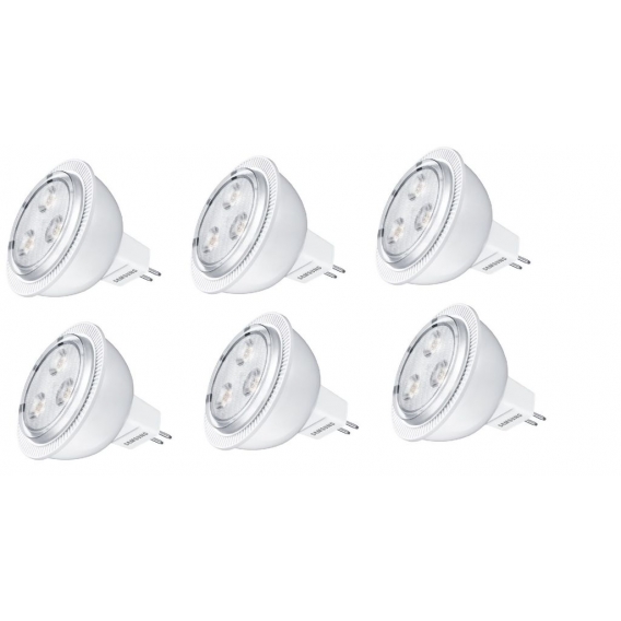 6 x Samsung GM8TH3003AD0EU LED Reflektor MR16 3W＝20W GU5.3 220lm 4000K