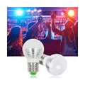 2x E27 3W＝20W LED Lampe Glühbirne RGB 220-240V Energiesparlampe Fernbedienung