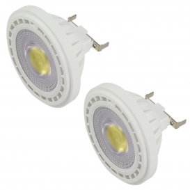 More about 2 Stück G53 AR111 LED Strahler COB 12W LED Leuchtmittel Ersatz für 95W Halogenlampen Kaltweiß 6000K AC 85-265V