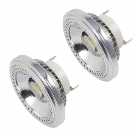 More about 2X G53 AR111 LED Strahler 2x COB-Chips 15W LED Leuchtmittel Ersatz für 120W Halogenlampen Kaltweiß 6000K AC 85-265V