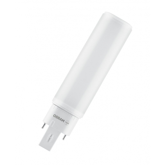 OSRAM DULUX D/E 18 LED-Lampe für G24Q-2 Sockel, 7 Watt, 770 Lumen, Kaltweiß (4000K), rotierbar, Ersatz für herkömmliches 18W-Dul