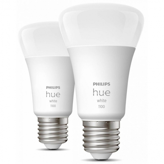 Philips Hue Bluetooth White LED E27 Birne - A60 9,5W 1055lm Doppelpack