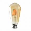 Neue moderne ST64 B22 8W 5x LED Lampen Vintage Filament Industrielampe B22 Retro Glühbirne 8W