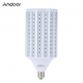 Andoer LED Fotostudio Fotografie 135W LED Mais-Gluehlampe 216 Perlen 5500K E27 185-245V