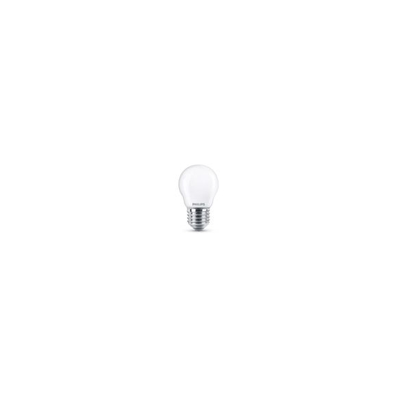 Philips LED Lampe ersetzt 40W, E27 Tropfenform P45, weiß, warmweiß, 470 Lumen, nicht dimmbar, 1er Pack