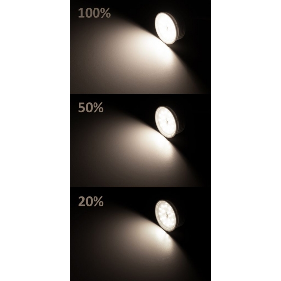 LED-Modul McShine, 5W, 400 Lumen, 230V, 50x23mm, neutralweiß, 4000K, step-dimmbar