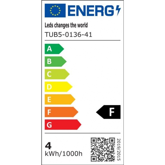 LED-Röhre T5 4 Watt 840 EVG G5 drehbar 140 Grad für Not- und Hinweisleuchten ersetzt 4 Watt TL 136mm TUB5