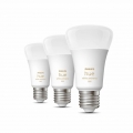 Philips Hue LED Leuchtmittel 3er-Set White Ambiance E27 6 W, dimmbar, warmweiß-kaltweiß