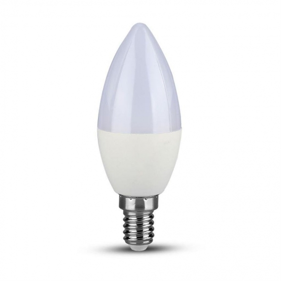 Glühbirne LED E14 5,5W 4000K Neutralweiß 470lm CRI80 Kerze V-TAC