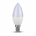 LED-Lampe E14 4W 6400K kalt 320lm Kerze V-TAC