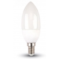 LED-Lampe E14 4W 6400K kalt 320lm Kerze V-TAC