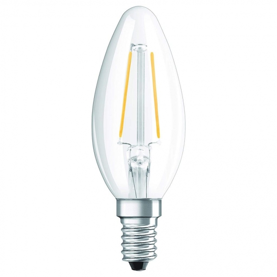 6 x Osram LED Star Classic B 25 Lampe Kerzenform E14 25W Filament Klar Warmweiß 250lm