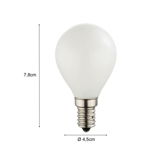 Globo E14 LED Leuchtmittel dimmbar - 4 Watt, 400 Lumen Warmweiß