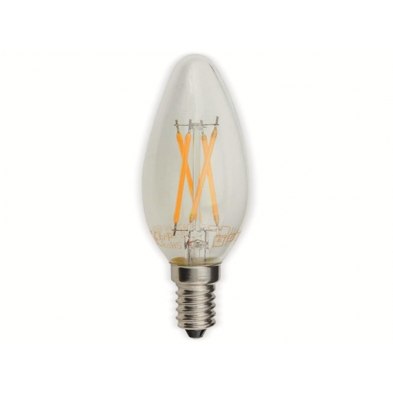 Optonica LED-Lampe 1472, E14 EEK F, C35, 4 W, 400 lm, 2700 K