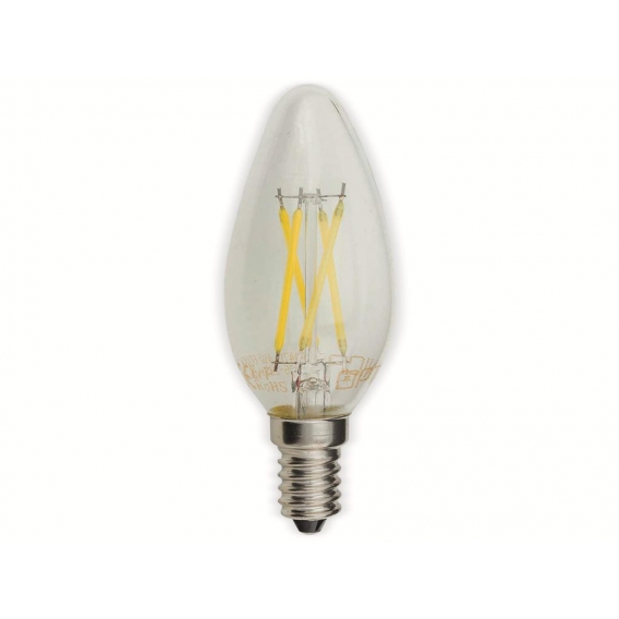 Optonica LED-Lampe 1469, E14, C35, EEL F, 4 W, 400 lm, 4000 K, dimmbar