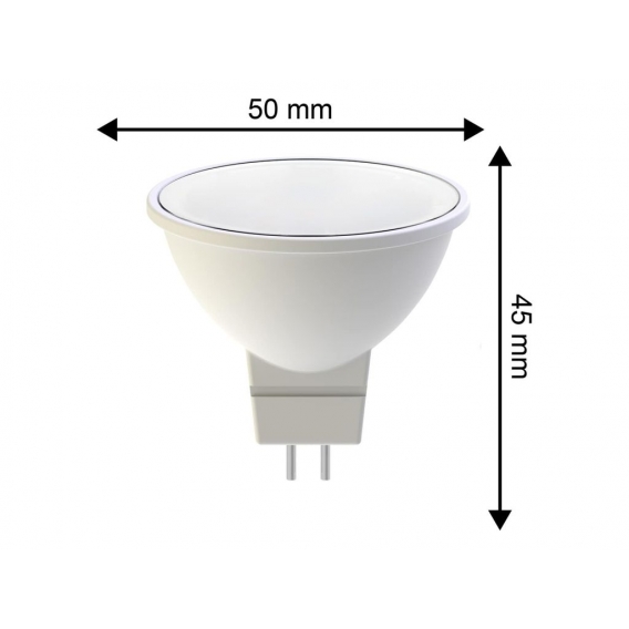 Blulaxa LED-Lampe 49122 MR16, GU5.3, EEK: G, 7 W, 540 lm, 2700 K