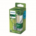 Philips LED Lampe ersetzt 40 W, E27 Standardform A60, klar, warmweiß, 485 Lumen, nicht dimmbar, 1er Pack