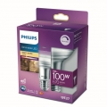 Philips LED Lampe ersetzt 100W, E27 Reflektor R80, klar, warmweiß, 670 Lumen, dimmbar, 1er Pack