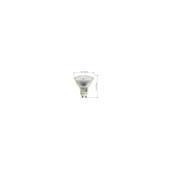 10x LED Lampen GU10 5W dimmbar, RA95 flimmerfrei, 230V Leuchtmittel warmweiß SEBSON