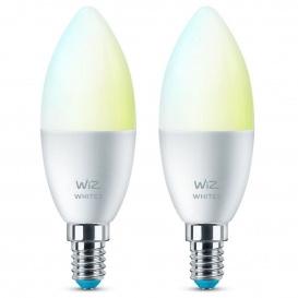 More about WiZ LED Smart Leuchtmittel in Weiß E14 B39 4,9W 470lm 2700-6500K 2er-Pack