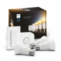 Philips Hue Bluetooth White Ambiance LED E27 75W 800lm Dreierpack inkl. Bridge & Dimmschalter