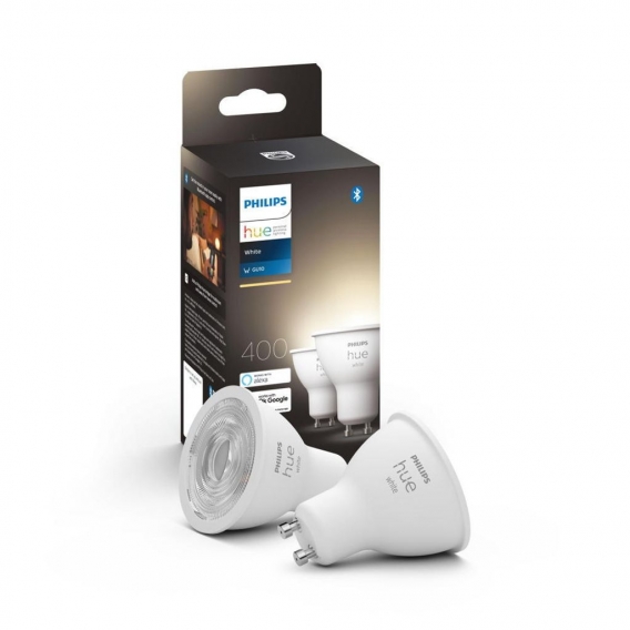 Philips Hue Bluetooth White LED GU10 5,2W 400lm Doppelpack