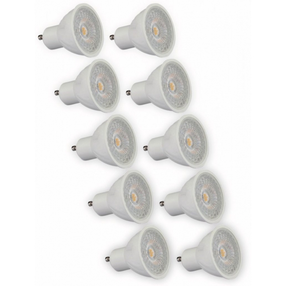 MAXTOR LED-Lampe V-TAC VT-247 (192), GU10, EEK: G, 6,5 W, 480 lm, 3000 K, 10 Stück