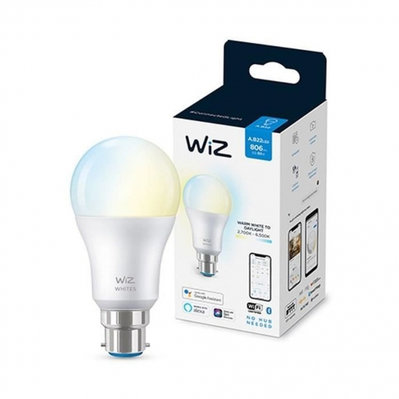 WiZ Connected Glühbirne Weiß variabel B22 60W