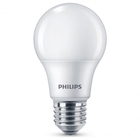 Philips LED Lampe ersetzt 40W, E27 Standardform A60, weiß, warmweiß, 470 Lumen, nicht dimmbar, 3er Pack