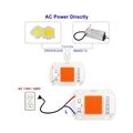 4 Stück 50W 6500K Kaltweiß AC110/220V Smart IC COB LED Chip für DIY Flutlicht