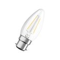 OSRAM LED-Lampe Flammenklares Filament - 2,5 W Äquivalent 25 W B22 - Warmweiß