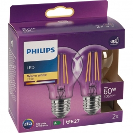 More about Philips LED Lampe E27 2er Set 7W (60W) 2700K 806lm Vintage