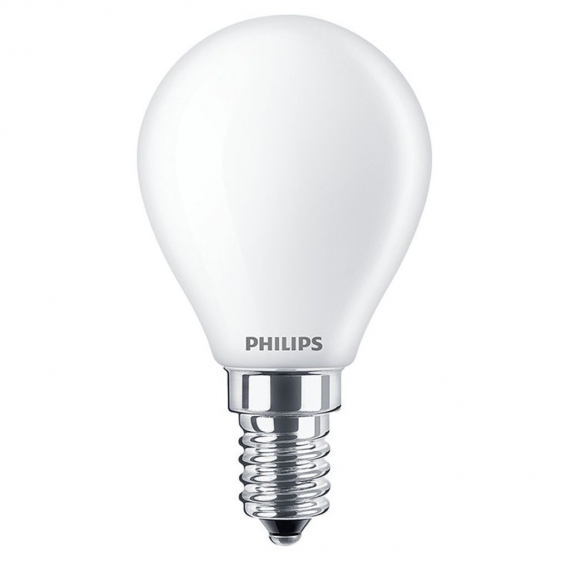 Philips LED Lampe ersetzt 40W, E14 Tropfen P45, weiß, warmweiß, 470 Lumen, nicht dimmbar, 1er Pack